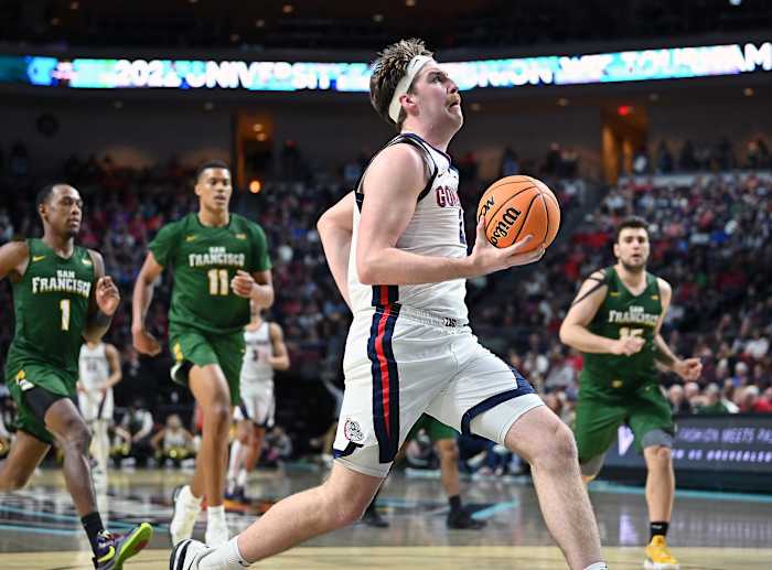Drew Timme bounced back in the WCC semifinal, dropping 22 points against San Francisco in 25 minutes of action.